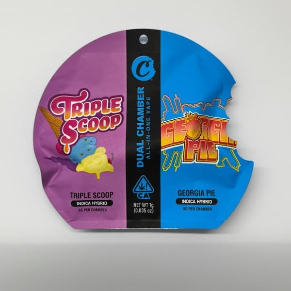 Buy Dual Chamber Triple & Georgia 1g/0.0350oz - Premium Cannabis Product