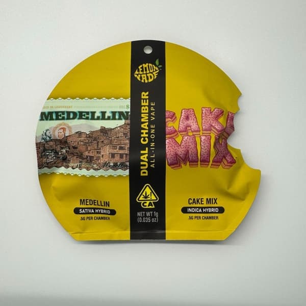 Buy Dual Chamber Medellin & Cake 1g/0.0350oz - Premium Cannabis Product